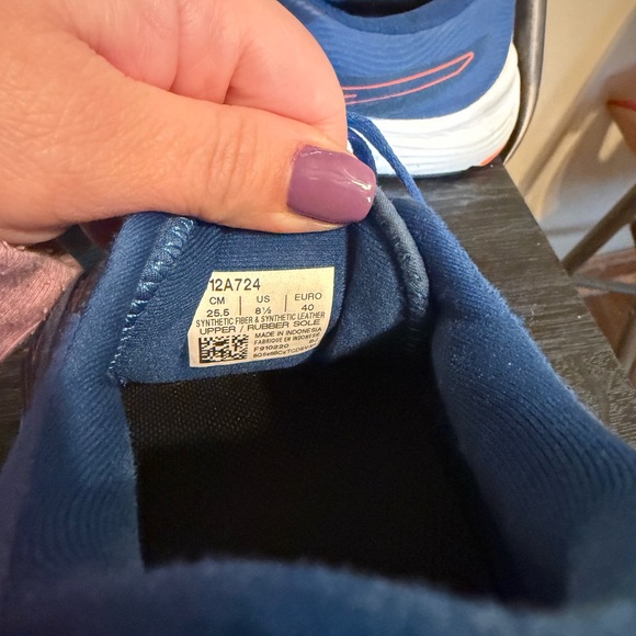 ASICS Gel Pulse 12 Running Shoes Blue Orange Women’s Size 8.5 Athletic Sneakers - Picture 9 of 13